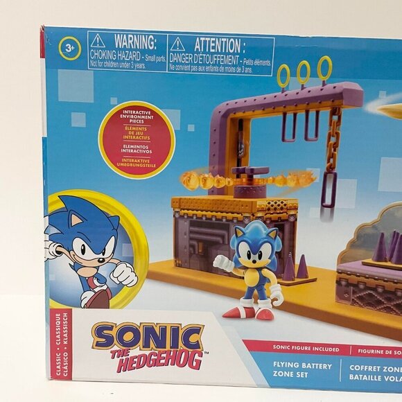 Sonic The Hedgehog Flying Battery Zone Interactive Set with Sonic Figure - Picture 2 of 16